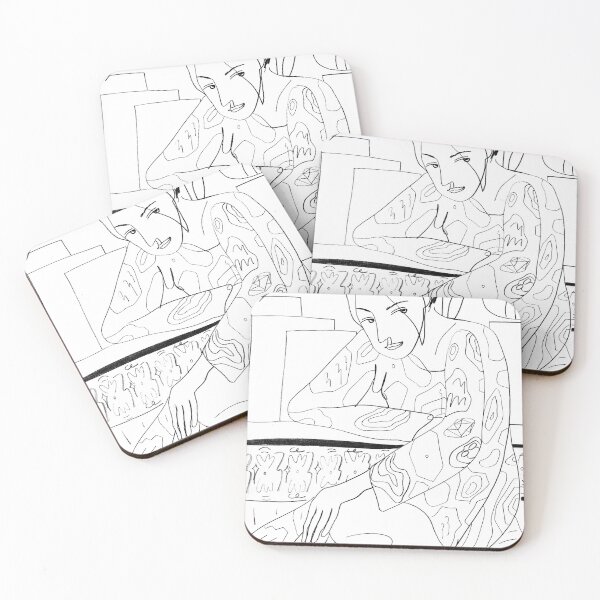 Item preview, Girls series (brush pen painting) designed and sold by Gaheezy-Studio.