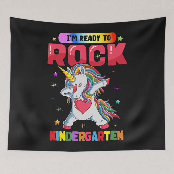 Item preview, I am Ready Rock Kindergarten Dabbing Unicorn Back To School designed and sold by ZacharyMarcus.
