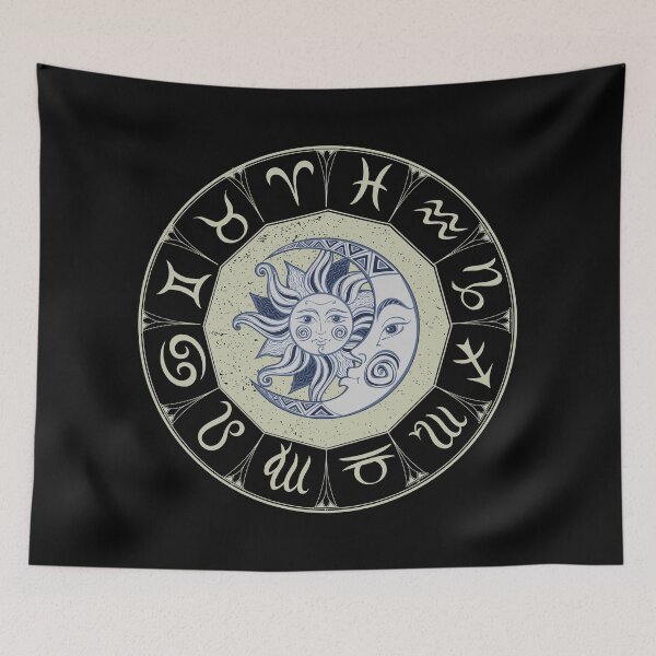 Item preview, Zodiac signs. Astrological symbol. Horoscope. sun and moon. Astrology. Mystical. designed and sold by ildafdhome.