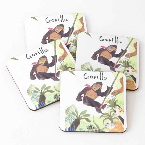 Item preview, Gorilla in the jungle forest designed and sold by minigold.