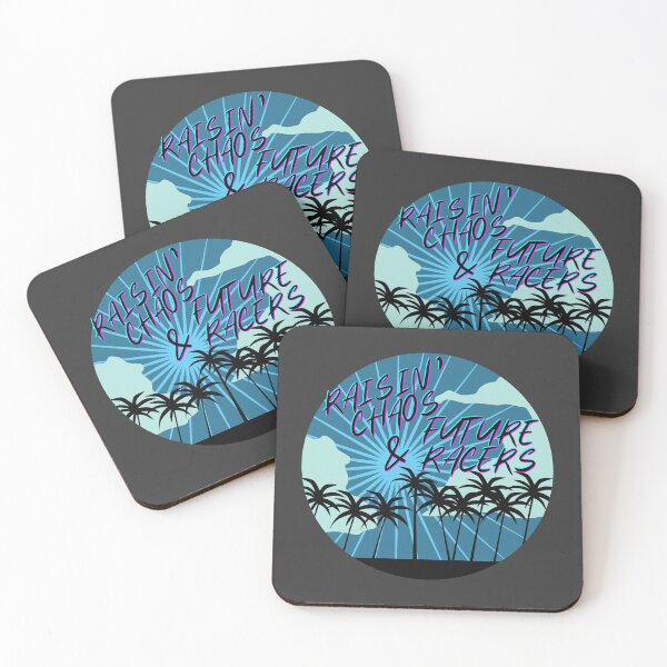 Item preview,  Raisin Chaos and Future Racers Island Palm Trees designed and sold by CarantinedChaos.