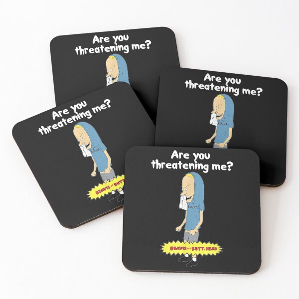 Item preview, Are You Threatening Me - beavis ask anime designed and sold by RheaumeHenry.