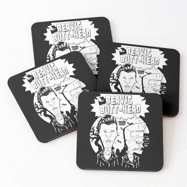 Item preview, beavis butthead horror black and white design designed and sold by RheaumeHenry.
