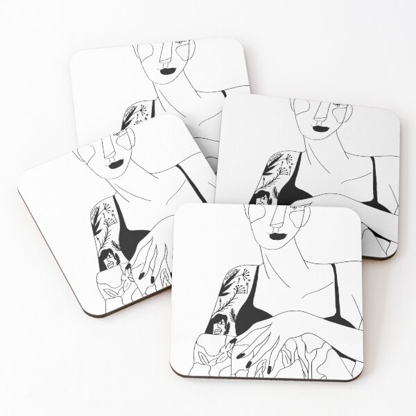 Item preview, Girls series (Brush pen painting) designed and sold by Gaheezy-Studio.