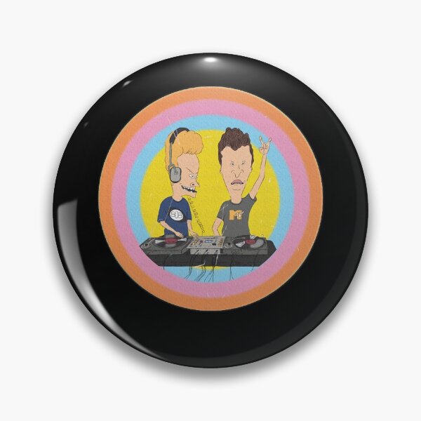 Item preview, Play music beavis and butthead color circle design designed and sold by RheaumeHenry.