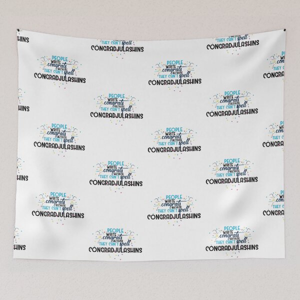 Item preview, People write congrats because they can't spell congradjulashins. designed and sold by Sticker Up.