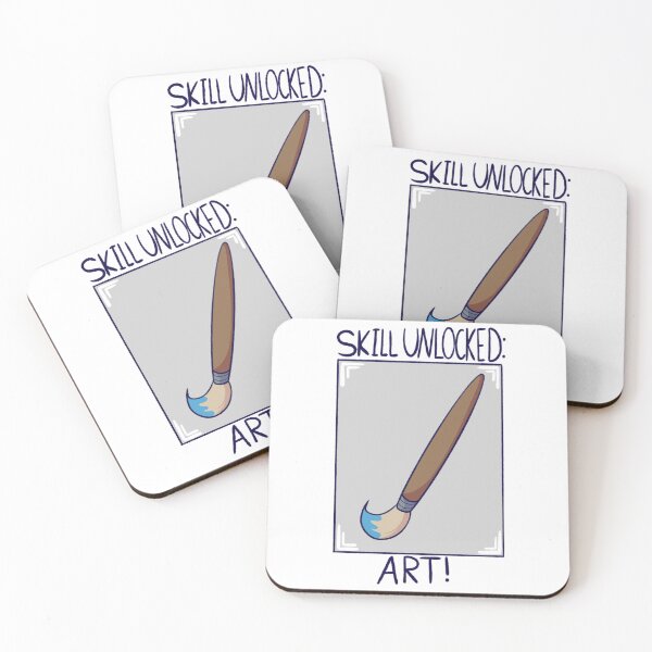 Item preview, Skill unlocked: Art! designed and sold by CoffiiShake.