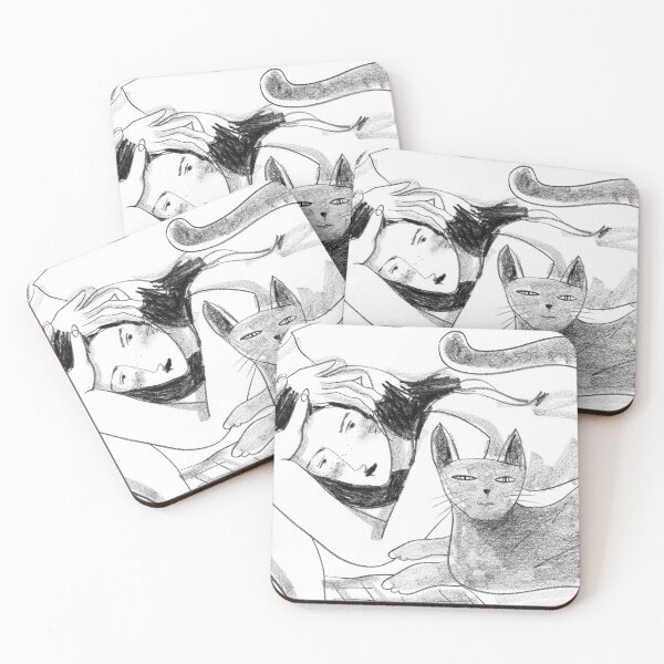 Item preview, Girls series (Brush pen painting) designed and sold by Gaheezy-Studio.