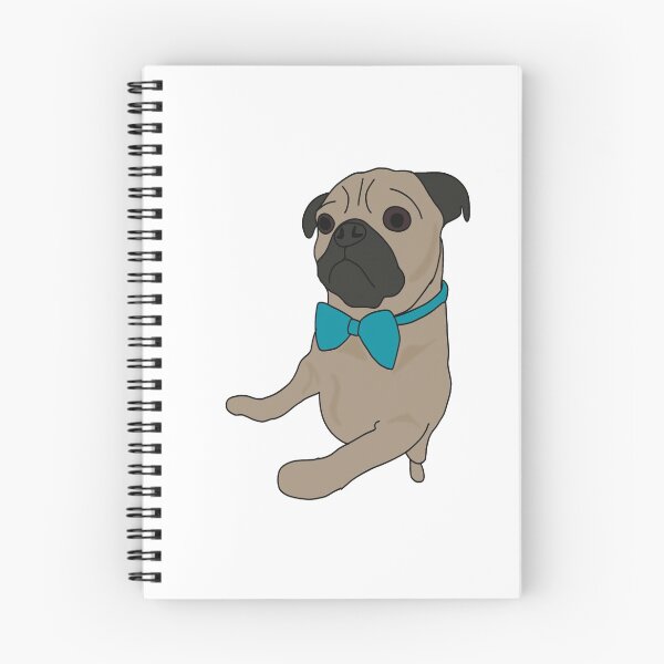 Item preview, Pug in a bow tie  designed and sold by CaitlynnsArt.