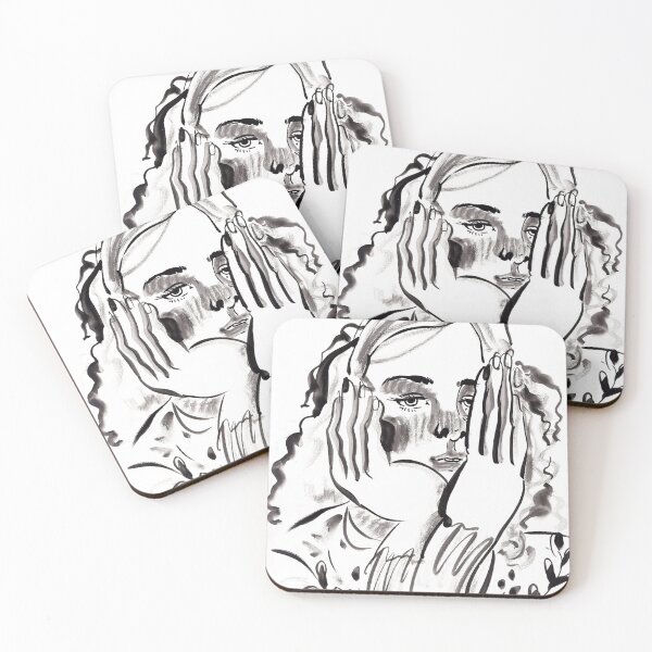Item preview, Girls series (Brush pen painting) designed and sold by Gaheezy-Studio.