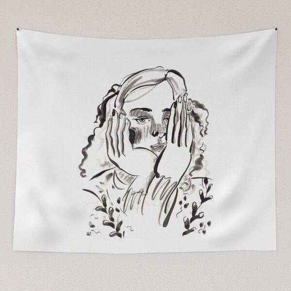 Item preview, Girls series (Brush pen painting) designed and sold by Gaheezy-Studio.