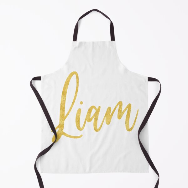 Item preview, Liam Metallic Gold Name designed and sold by Amy Olsen.