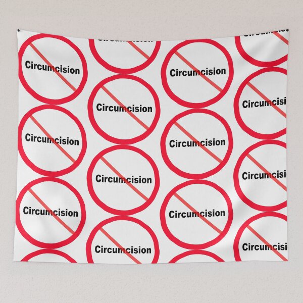 Item preview, anti circumcision propaganda designed and sold by mollzfahdays.