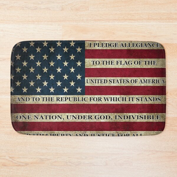 Item preview, AMERICAN PLEDGE FLAD designed and sold by THE AMERICAN TEEVANGELIST.