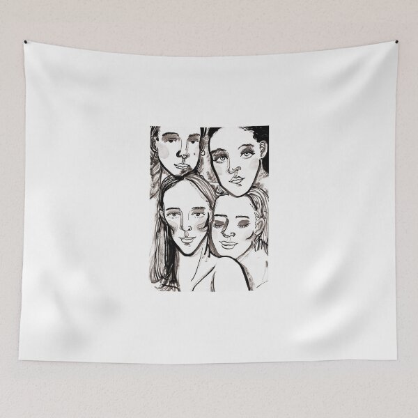 Item preview, Girls series (Brush pen painting) designed and sold by Gaheezy-Studio.