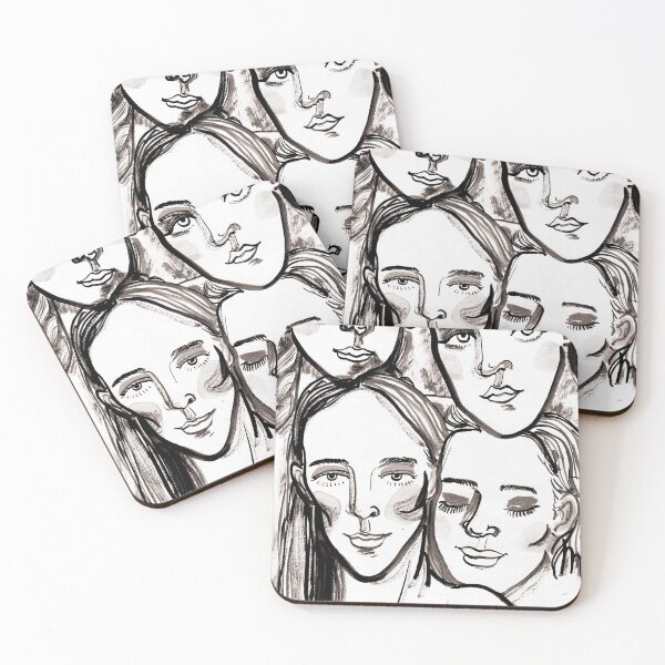 Item preview, Girls series (Brush pen painting) designed and sold by Gaheezy-Studio.