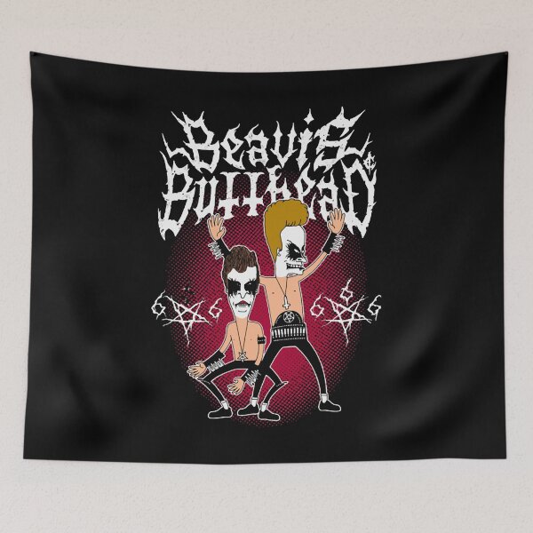 Item preview, Funny black metal - beavis butthead chibi designed and sold by RheaumeHenry.