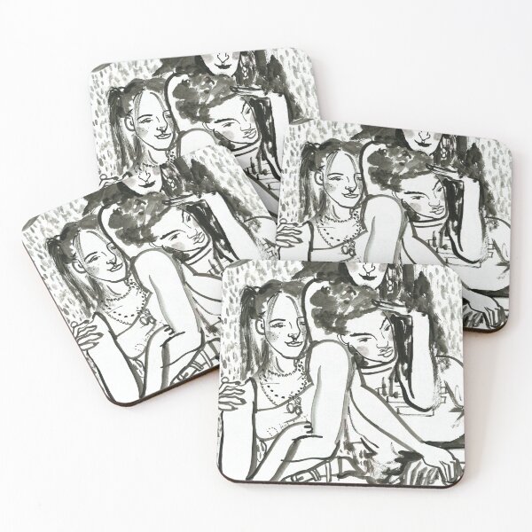 Item preview, Girls series (Brush pen painting) designed and sold by Gaheezy-Studio.