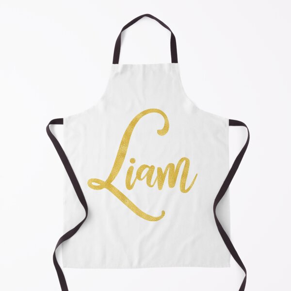 Item preview, Liam Metallic Gold Name designed and sold by Amy Olsen.