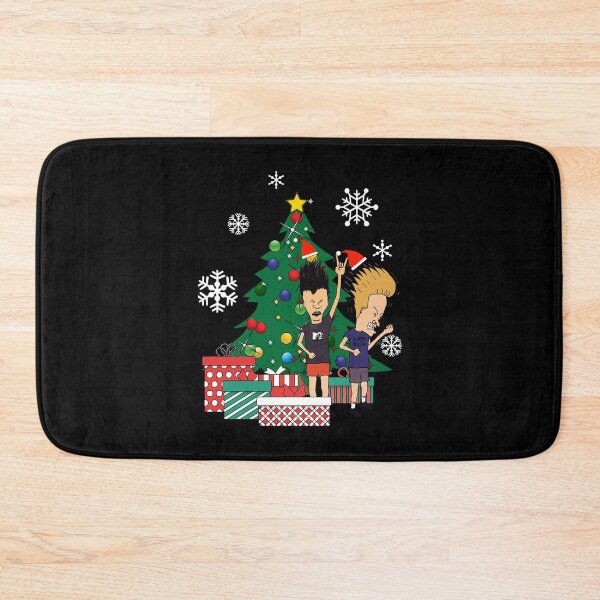 Item preview, beavis butthead next to christmas tree designed and sold by RheaumeHenry.
