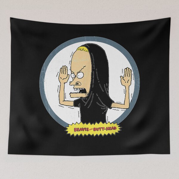 Item preview, Head Beavis Cornholio circle design designed and sold by RheaumeHenry.