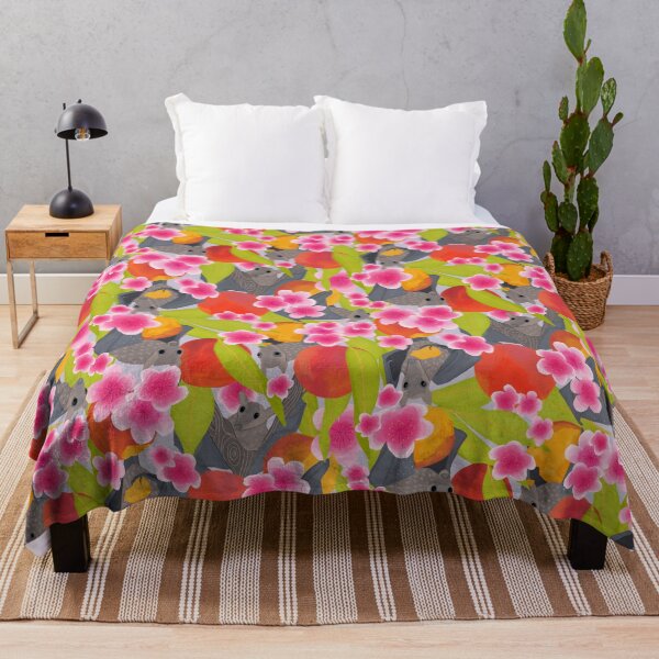 Item preview, Bats in a Peach tree designed and sold by Amy Hadden.