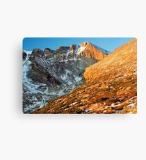 First Light at Longs Peak Canvas Print