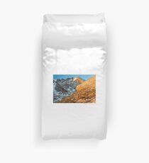 First Light at Longs Peak Duvet Cover