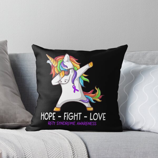 Item preview, Hope Fight Love Rett Syndrome Awareness designed and sold by Brad-FI.