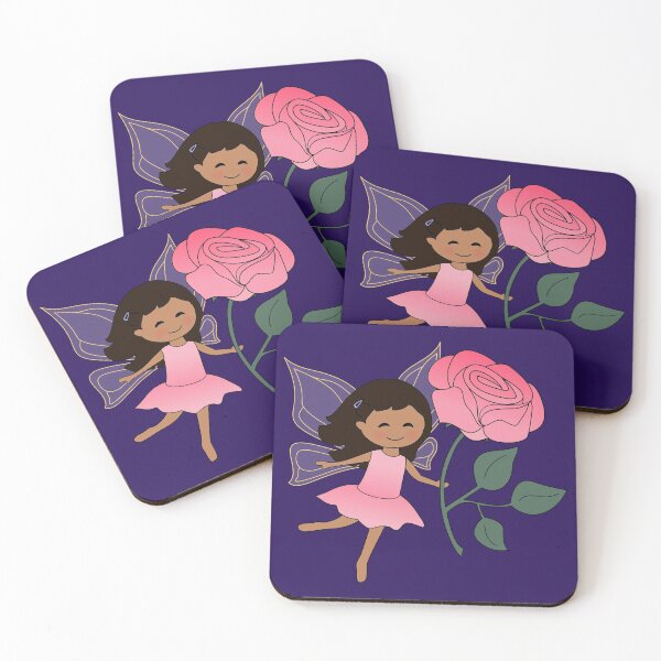 Item preview, Fairy Girl with Rose, Grace, brunette designed and sold by nutmegfairy.