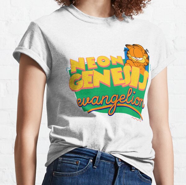 Neon Genesis Evangelion Garfield Classic T-Shirt
