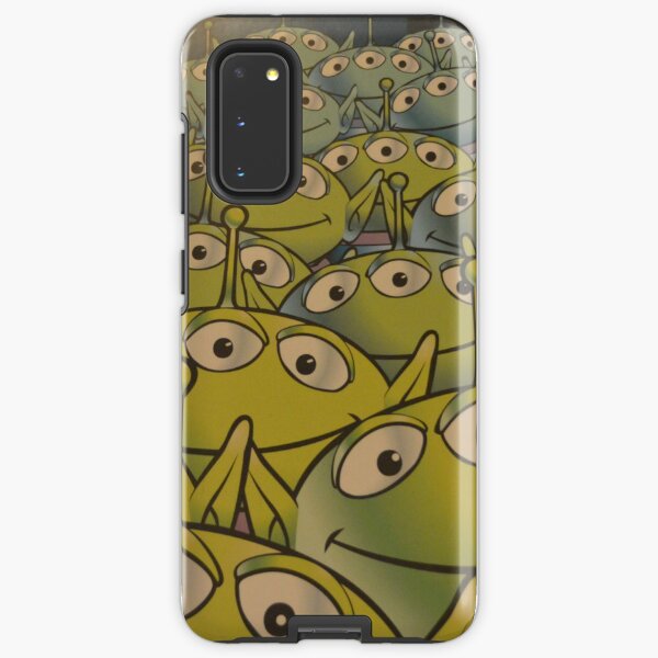 Little Green Men Friendly 3 Eyed Aliens Samsung Galaxy Tough Case