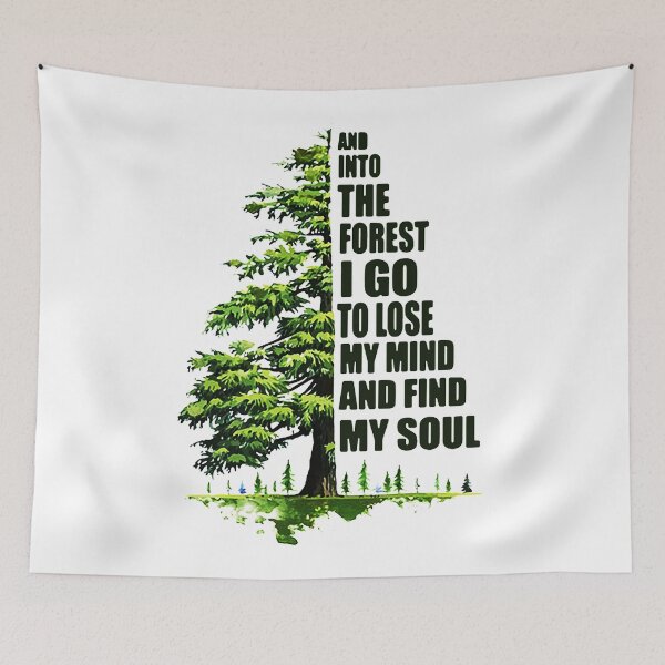 Item preview, Halftree and into the forestI go to lose my mind and find my soul, Design  designed and sold by BeckyChavez1.