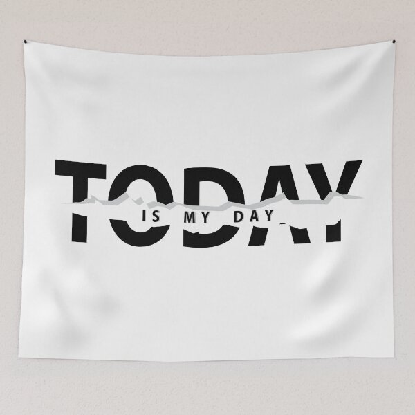 Item preview, Today is My Day Typography College Style designed and sold by Peekonet.