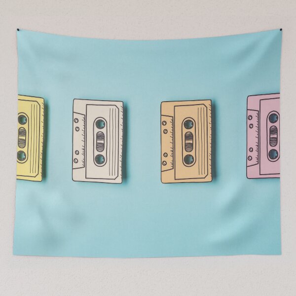 Item preview, Top View Arrangement with Cassette Tapes designed and sold by Peekonet.