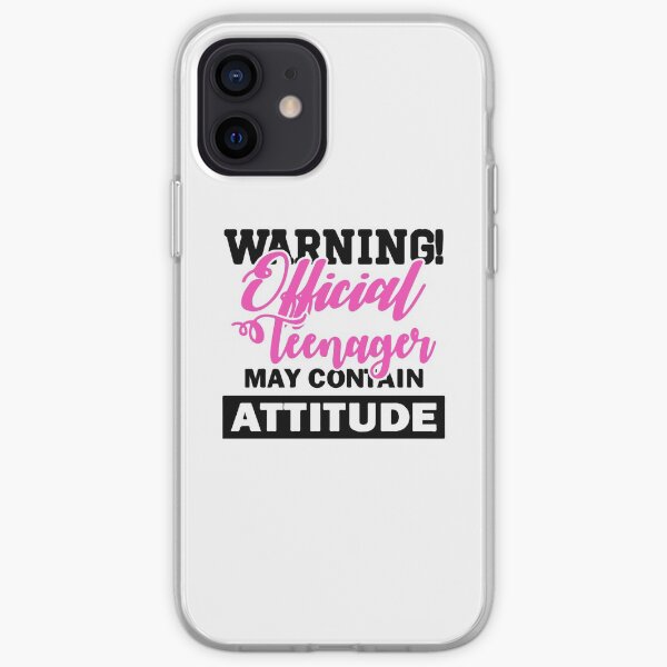 Warning Official Teenager iPhone Soft Case