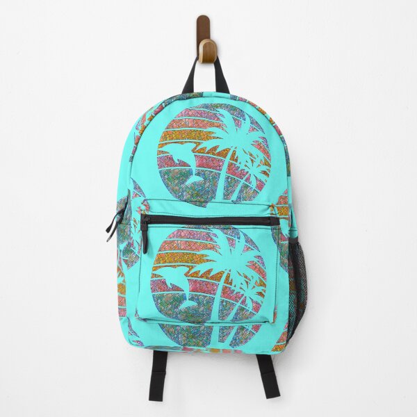 Item preview, Stained glass dolphin and palm trees. T-Shirt designed and sold by CristalleLisa.