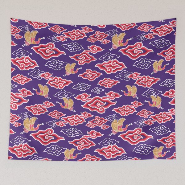Item preview, Mega Mendung Red Clouds designed and sold by suwarnaadi.