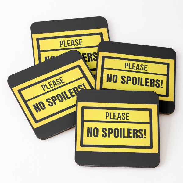 Item preview, Please No Spoilers Warning designed and sold by syarifahrasul.