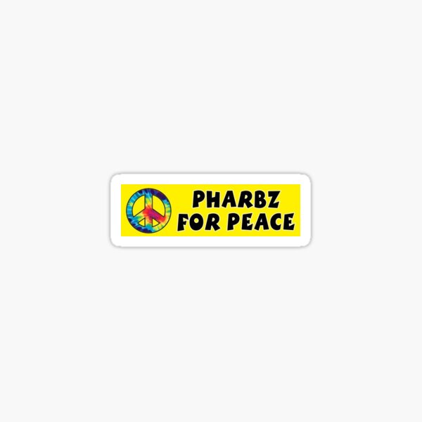 Pharbz For Peace Sticker