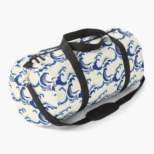 Item preview, Traditional Japanese Wave Pattern Remix Artwork by Watanabe Seitei designed and sold by Peekonet.