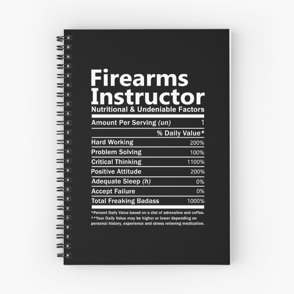 Item preview, Firearms Instructor T Shirt - Nutritional And Undeniable Factors Gift Item Tee designed and sold by enstacee75.