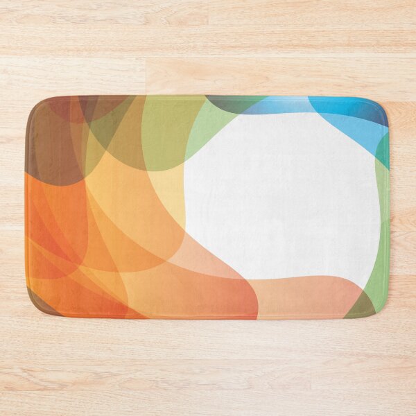 Item preview, Rainbow Teardrops on a White Background Abstract Art designed and sold by Bruce ALMIGHTY Baker.