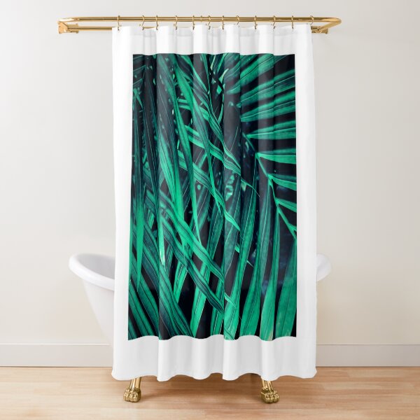 Shower Curtain Hooks, Rust Proof Decorative Shower Curtain Hooks Hangers  for Bathroom Curtains, Clothing, Tropical Leaves Hawaii Flower Vintage Art  Modern : : Home