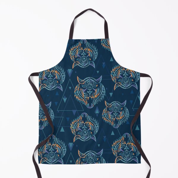 Item preview, Blue tiger silhouette tattoo designed and sold by kisikoida.