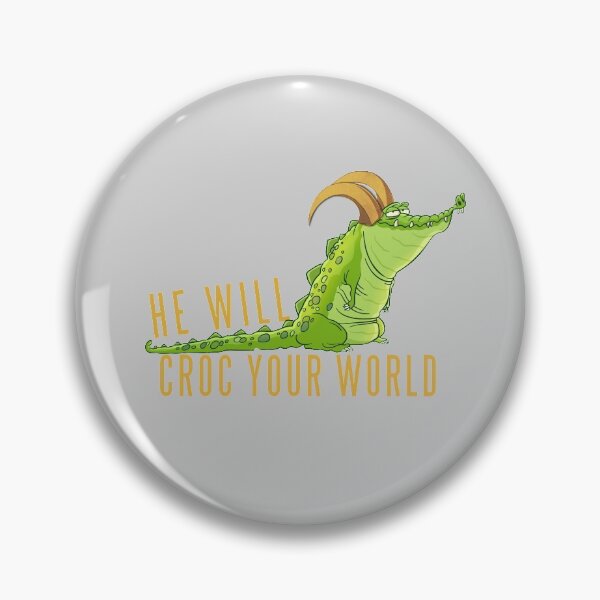 Item preview, Aligator Loki Croc Your World designed and sold by nvrland-novelty.