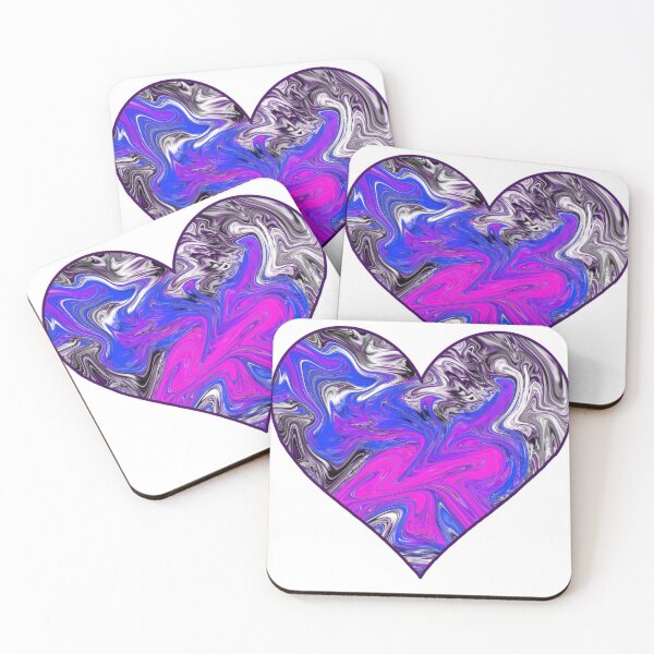 Item preview, Corazón de bandera de orgullo abstracto asexual de Biromantic designed and sold by Zeons-Art.