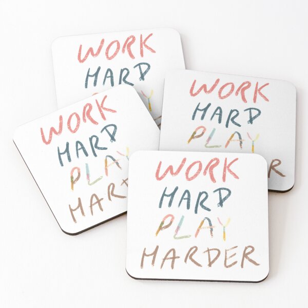 Item preview, Work Hard, Play Harder designed and sold by Inglormoon.