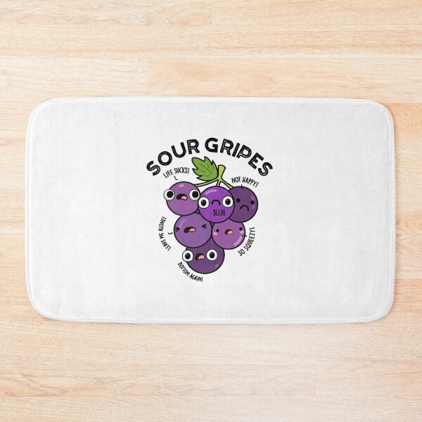 Item preview, Sour Gripes Funny Grape Puns  designed and sold by punnybone.
