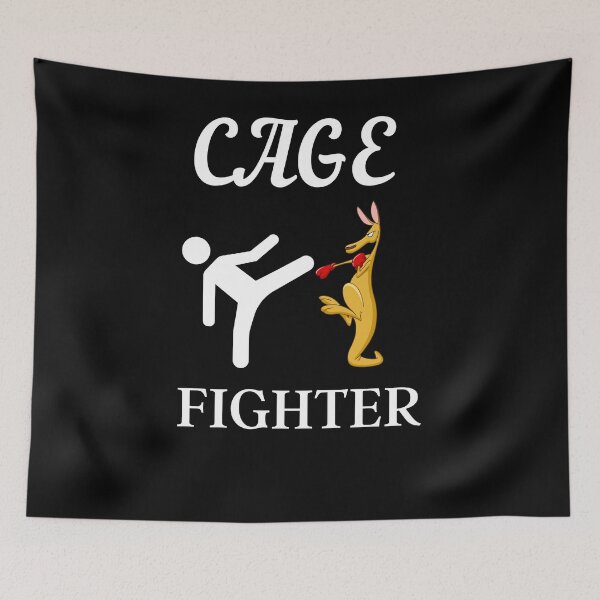 Item preview, Cage Fighter Boxing Kangaroo designed and sold by Flirt-Teez.